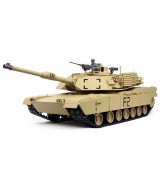 TORRO tank 1/16 RC M1A Abrams písečná kamufláž - BB Airsoft+IR (kovové pásy)