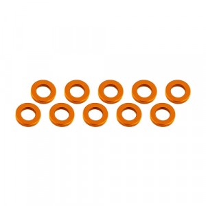 3x6x1mm alu podložky oranžové (10 ks.)