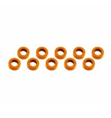 3x6x2mm alu podložky oranžové (10 ks.)