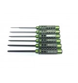 Imbusový klíče - metrické - ALU verze SADA :1.5;2.0;2.5;3.0;4.0&5.0x120mm,6 ks.(HSS typ)