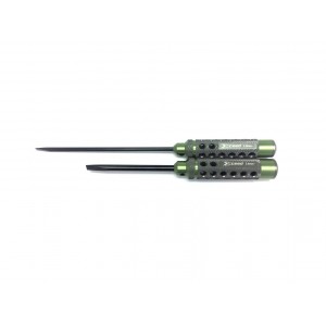 Šroubováky - ploché - ALU verze SADA: 4.0 & 5.8mm, 2 ks. (HSS typ)