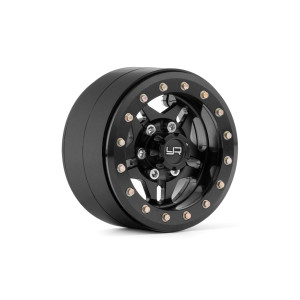 1.9 Aluminum CNC 5 Spoke Beadlock, 2ks Černé