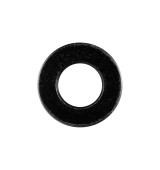 Hliníkové podložky M3 2.5mm (20 kusů) - černé