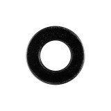 Hliníkové podložky M3 3mm (20 kusů) - černé