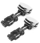Hliníkový CNC magnetický držák karoserie, 2ks, černý